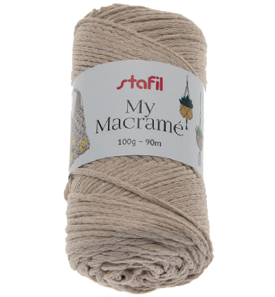 108073-04 - Stafil - Macrame Yarn, Camel - Macrame