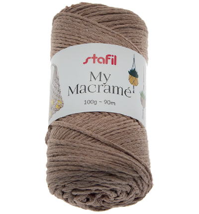 108073-06 - Stafil - Macrame Yarn, Coffee - Macrame