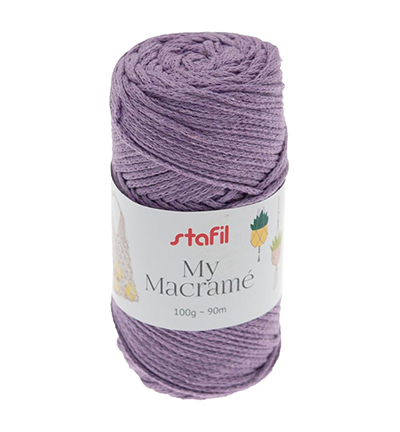 108073-13 - Stafil - Macrame Yarn, Violet - 