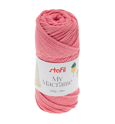 108073-16 - Stafil - Macrame Yarn, Rose - 