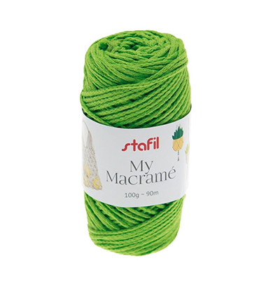 108073-19 - Stafil - Macrame Yarn, Green - Macrame