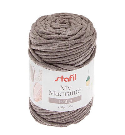 108076-06 - Stafil - Macrame Boho, Coffee - Macrame