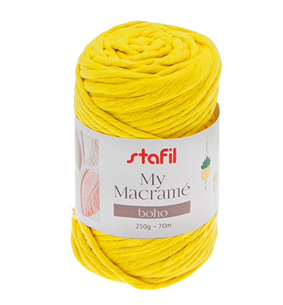 108076-17 - Stafil - Macrame Boho, Yellow - Macrame