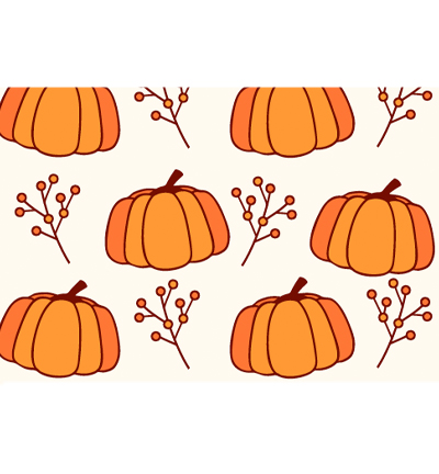 250156-25 - Stafil - Felt Pumpkins, Offwhite/Multicolor - 