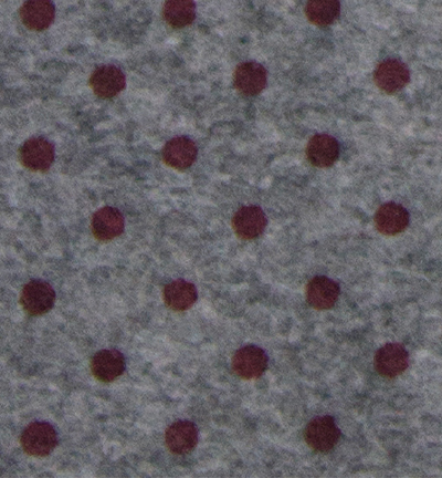 250171-27 - Stafil - Felt dots, Grey melange/Red - Feutrine pois 30x40cm - 1mm