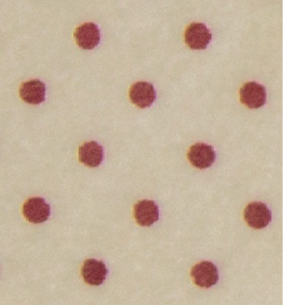 250171-57 - Stafil - Felt dots, Sand/Red - Feutrine pois 30x40cm - 1mm