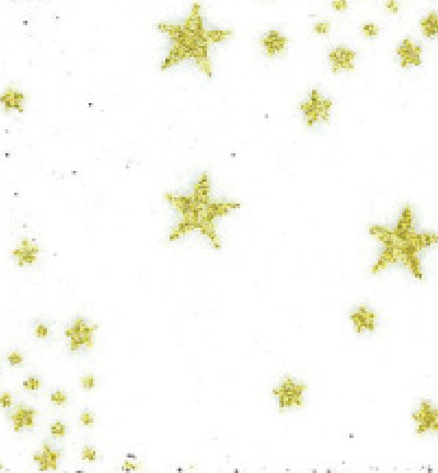 250177-1 - Stafil - Felt glitter stars, White - Feutrine Glitter/Etoiles 30x40cm - 1mm