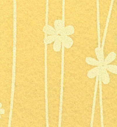 250190-56 - Stafil - Felt flowers, Yellow Pastel/Cream - Feutrine Fleurs 30x40cm - 1mm
