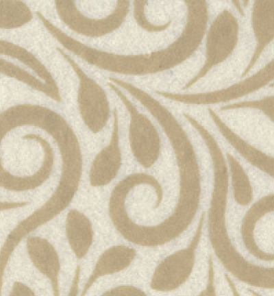 250192-25 - Stafil - Felt tendrils, Offwhite/White Coffee - 