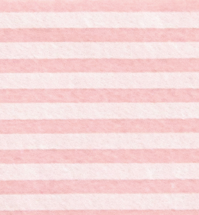 250194-44 - Stafil - Felt stripes, Pink Pastel/Cream - 