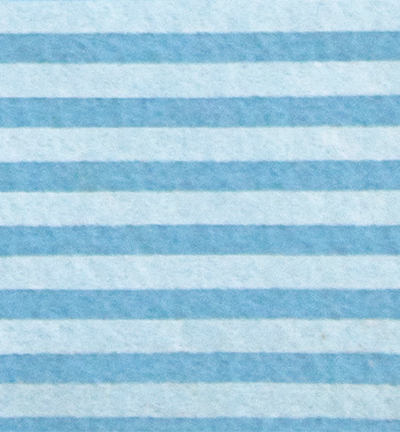 250194-47 - Stafil - Felt stripes, Azure/Cream - 