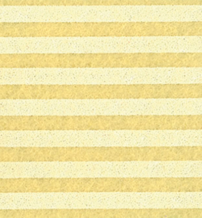 250194-56 - Stafil - Felt stripes, Yellow Pastel/Cream - 