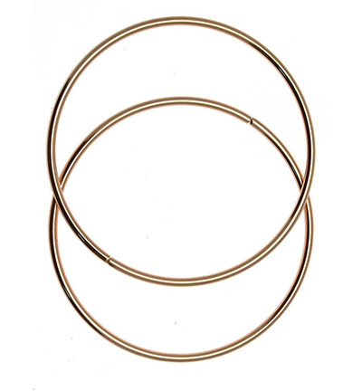 335793-02 - Stafil - Metal bag hands x2 ø 16cm, Gold - 