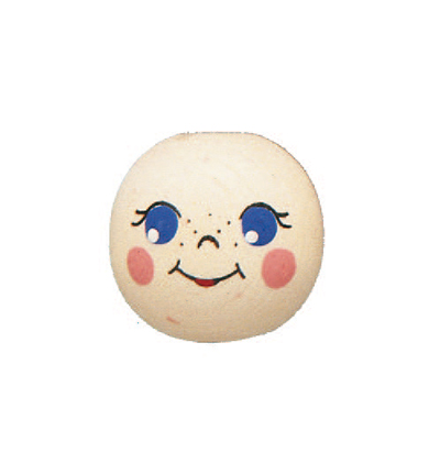 447-821 - Stafil - Tête de poupée, 2pc en bois - Têtes de poupées