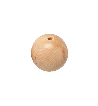 866-401 - Stafil - Wooden Balls Naturel, 40mm - Têtes de poupées
