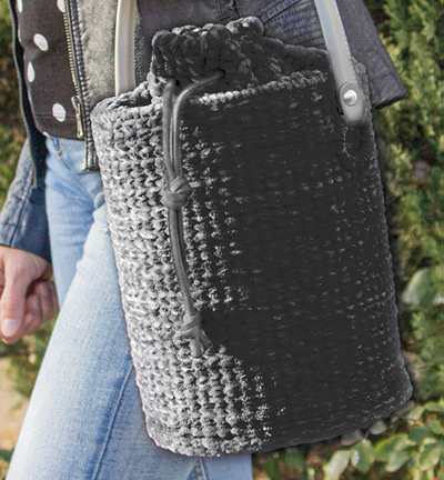 730017-2 - Stafil - Kit sac à main Tania - noir - Laine Liana