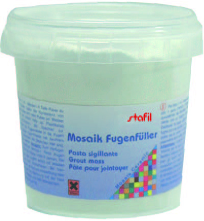 6000-10 - Stafil - Pâte pour joints mosaique, blanc - 