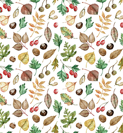 240054-04 - Stafil - Tissu en similicuir, white, tropical flowers - Similicuir, motifs