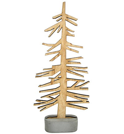 3921-75 - Stafil - Sapin en bois, 23x10cm - 