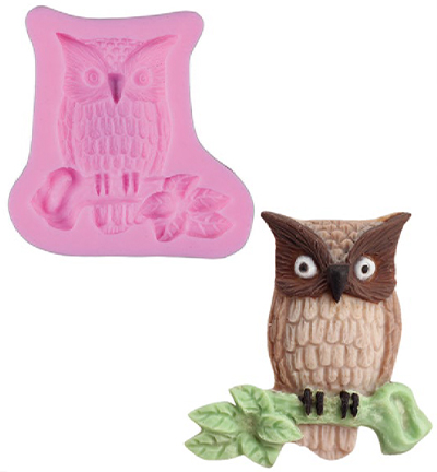 740039-33 - Stafil - Moule silicone - Chouette - Moules Silicone
