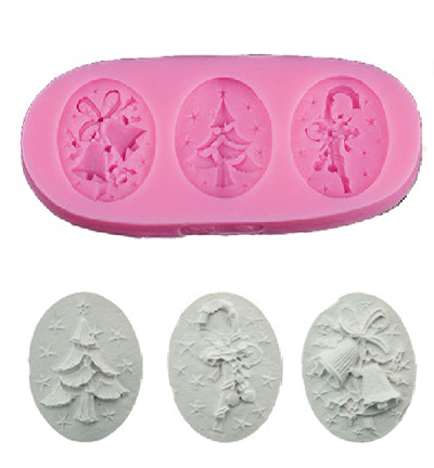 740039-67 - Stafil - Moule silicone - Décorations de Noël X3 - Moules Silicone
