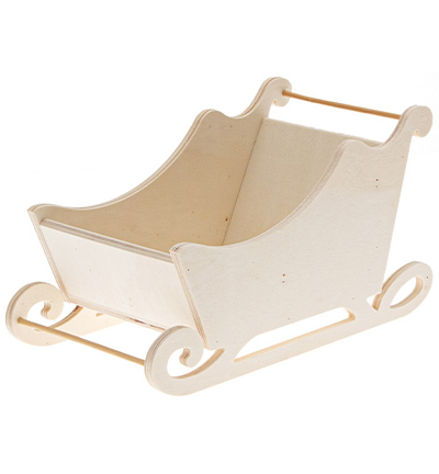 3906-01 - Stafil - Luge en bois - Noël