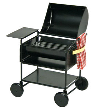 3392-81 - Stafil - Miniatures, Barbecue grill black - Manger, boire