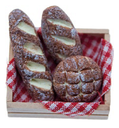 3396-291 - Stafil - Miniatures, Box with bread - 