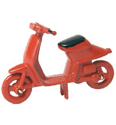 C5924-01 - Stafil - Miniatures, Moped red - 