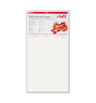 9901-25 - Stafil - Cadre entoilé, 20x50cm - Toiles de peinture diverses