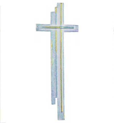 7760-881 - Stafil - Wax cross Light blue - Wax Pictures