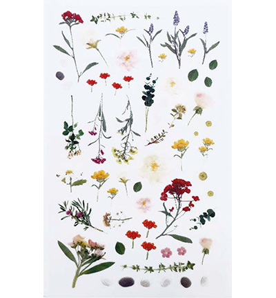 740019-15 - Stafil - Flowers & pearls pink - Autocollants