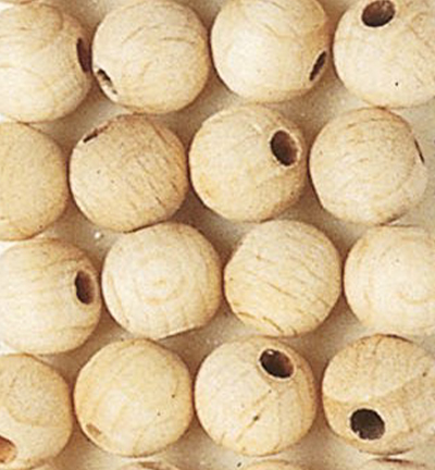 832-98 - Stafil - Wooden Beads Naturel, 8mm - 