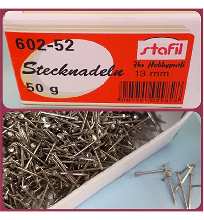 602-52 - Stafil - Pins Platinum 50g, 13mm - 
