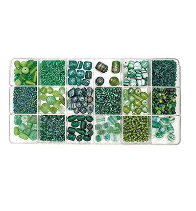 8132-86 - Stafil - Green - Perles mélangées