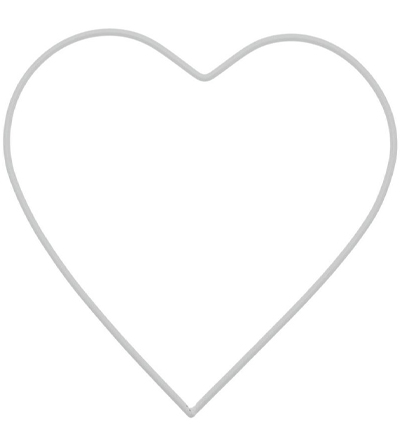 609-01 - Stafil - Coeur en métal blanc - Formes métalliques