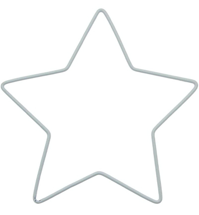 609-03 - Stafil - Etoile en métal blanc - Formes métalliques