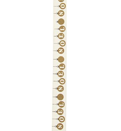 VR15-20016 - Stafil - Christmas ribbon, Noël gold - Noël