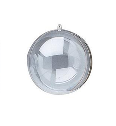 360-250 - Stafil - Boule plastique Transparent, 5pcs x ø10cm, 2 parts - Boule