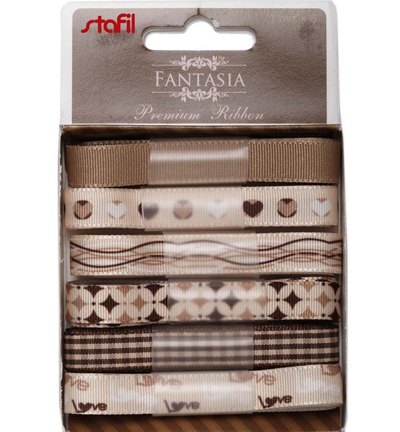 694410-13 - Stafil - Decorative Ribbons, Light Brown - Decorative Ribbons