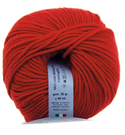 100900-104 - Stafil - Merino Wool, Red - Merino Wool