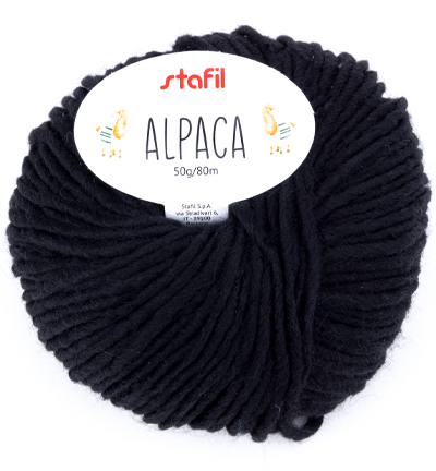 100916-9 - Stafil - Alpaca Wool 70, Black - Alpaca Wool