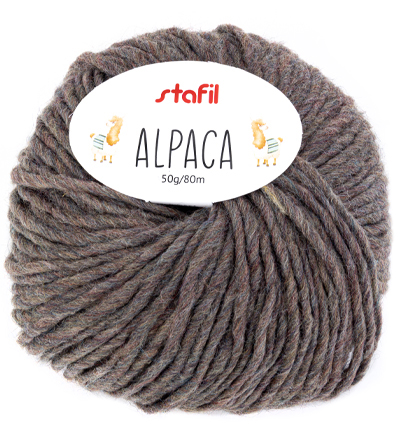 100916-21 - Stafil - Alpaca Wool 70, Brown melange - Alpaca Wool 100916-21 - Stafil - Alpaca Wool 70, Brown melange - Alpaca Wool