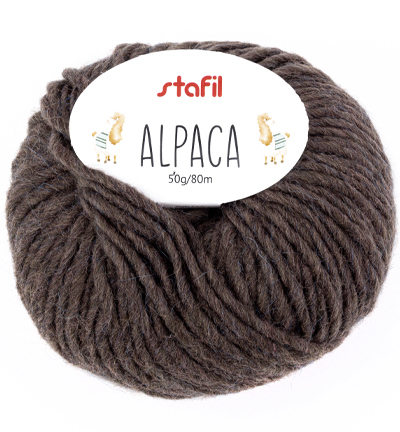100916-22 - Stafil - Alpaca Wool 70, Mottled dark brown - Alpaca Wool 100916-22 - Stafil - Alpaca Wool 70, Mottled dark brown - Alpaca Wool