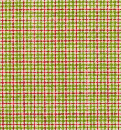 250158-251 - Stafil - Felt tartan, Red/green - 