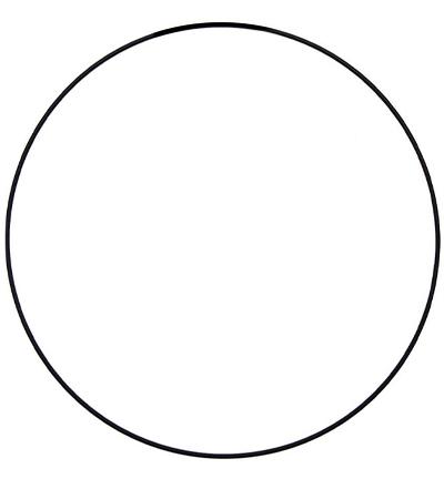 631-25 - Stafil - Anneau métal noir - Formes métalliques