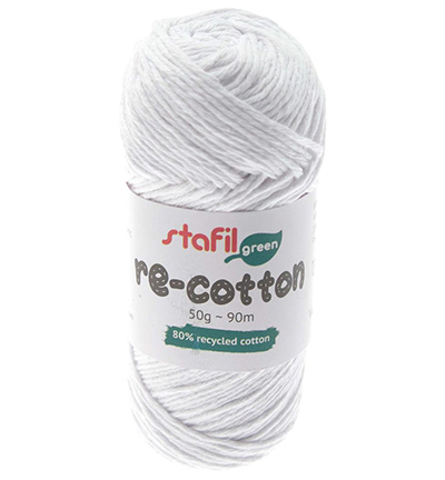 108077-01 - Stafil - Re-cotton, White - Re-cotton