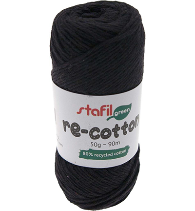 108077-24 - Stafil - Re-cotton, Black - Re-cotton