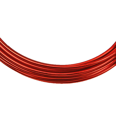 6011-211 - Stafil - Fil aluminium rond, Rouge - Fil d'aluminium