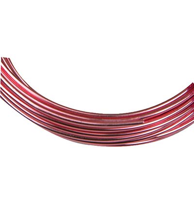 6011-331 - Stafil - Fil aluminium rond, Rose - Fil d'aluminium